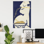 ヴィンテージイタリアンパスタ ポスター (ホームオフィス)