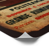 ヴィンテージイタリアンボクシングスポーツファイティングレトロ ポスター (角)