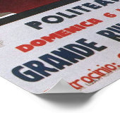 ヴィンテージイタリアンボクシングポスター ポスター (角)