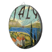 ヴィンテージイタリアンポスター ダーツボード (正面右)