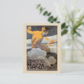 ヴィンテージイタリアンマン ポストカード (スタンド正面)