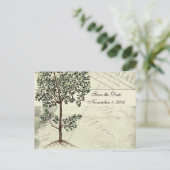 ヴィンテージイタリアンマートル日付の保存 案内ポストカード (スタンド正面)