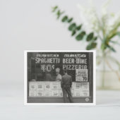 ヴィンテージイタリアンレストランニューヨーク写真 ポストカード (スタンド正面)