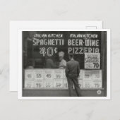 ヴィンテージイタリアンレストランニューヨーク写真 ポストカード (正面/裏面)