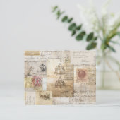 ヴィンテージイタリアンローマ大聖堂はがき ポストカード (スタンド正面)