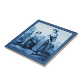 ヴィンテージイタリアンローマ1873デルフトブルースタイルタイル タイル (側面)