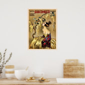 ヴィンテージイタリアンワインバーマス広告 ポスター (キッチン)