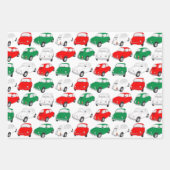 ヴィンテージイタリアン型包み紙セット ラッピングペーパーシート (正面2)