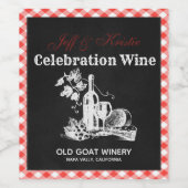 ヴィンテージイタリアン婚約ワインラベル ワインラベル (シングルラベル)