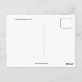 ヴィンテージイタリアン旅行ポスターLivornoビーチad ポストカード (裏面)