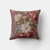 ヴィンテージイタリアン花 クッション (裏面)