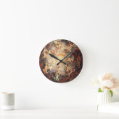 ヴィンテージイタリアン術 ラウンド壁時計 (ホーム)