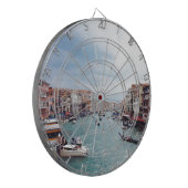 ヴィンテージイタリアヴェニスカナル写真 ダーツボード (正面左)