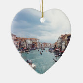 ヴィンテージイタリアヴェネツィアカナル写真 セラミックオーナメント (右)