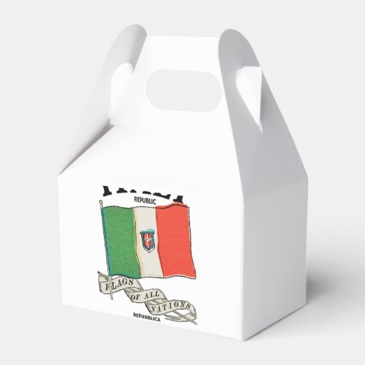 ヴィンテージイタリア国旗 フェイバーボックス (裏面サイド)