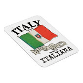ヴィンテージイタリア国旗 マグネット (右側)