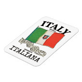 ヴィンテージイタリア国旗 マグネット (左側)