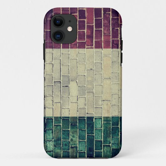 ヴィンテージイタリア国旗 Case-Mate iPhoneケース (裏面)