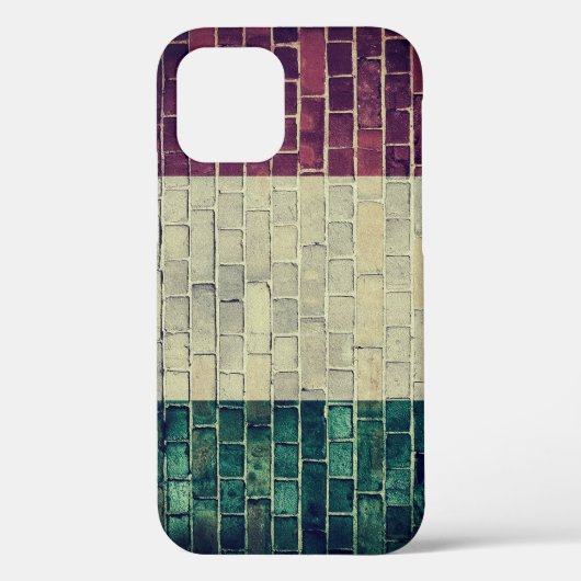ヴィンテージイタリア国旗Case-Mate iPhoneケース Case-Mate iPhoneケース (裏面)