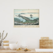 ヴィンテージイタリア地図ポスター ポスター (キッチン)