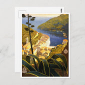 ヴィンテージイタリア旅行はがき ポストカード (正面/裏面)