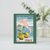 ヴィンテージイタリア旅行はがき ポストカード (スタンド正面)