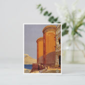 ヴィンテージイタリア旅行ポスター葉書 ポストカード (スタンド正面)