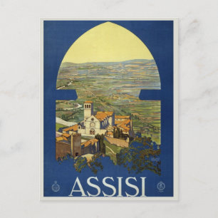 ヴィンテージイタリア旅行ポスター葉書 ポストカード