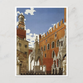 ヴィンテージイタリア旅行ポスター葉書 ポストカード