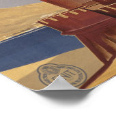 ヴィンテージイタリア旅行ポスター ポスター (角)