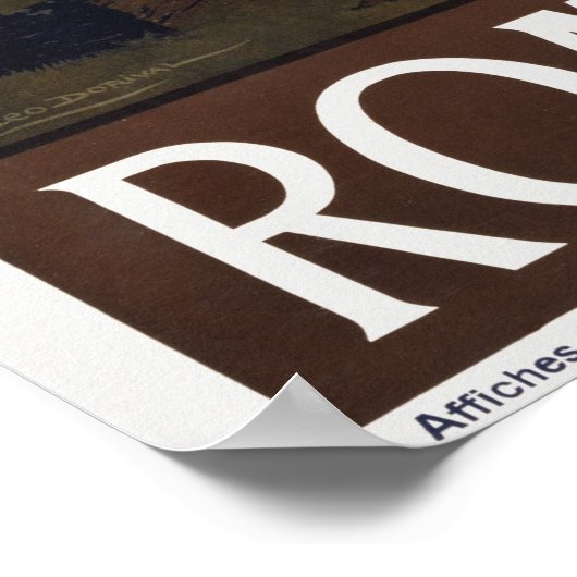 ヴィンテージイタリア旅行ポスター ポスター (角)