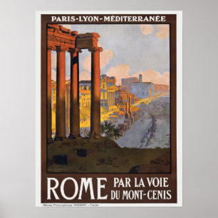 ヴィンテージイタリア旅行ポスター ポスター