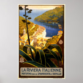 ヴィンテージイタリア旅行ポスター ポスター