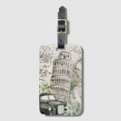 ヴィンテージイタリア荷物タグ ラゲッジタグ (正面縦)