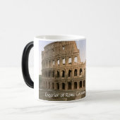 ヴィンテージイタリア、コリセウムエクステリア、ローマ モーフィングマグカップ (正面左)