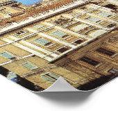 ヴィンテージイタリア，サンマリアマッジョーレローマ教会 ポスター (角)