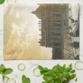 ヴィンテージイタリア、ローマ、バチカン、セントピーター キッチンタオル (折り畳み)