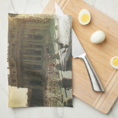 ヴィンテージイタリア、ローマ、バチカン、セントピーター キッチンタオル (四つ折り)