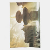 ヴィンテージイタリア、ローマ、バチカン、セントピーター キッチンタオル (縦)