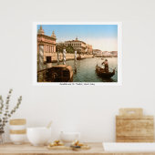 ヴィンテージイタリア、ヴェネツィアゴンドラ(Venice Gondolla) ポスター (キッチン)