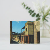 ヴィンテージイタリア,古代,ハークラネウム,カルド ポストカード (スタンド正面)