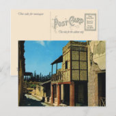 ヴィンテージイタリア,古代,ハークラネウム,カルド ポストカード (正面/裏面)