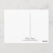 ヴィンテージイタリアVivaイタリアレトロ旅行ポスター ポストカード (裏面)