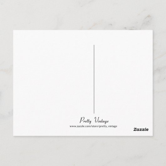 ヴィンテージイタリアVivaイタリアレトロ旅行ポスター ポストカード (裏面)