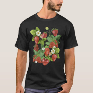ヴィンテージイチゴいちご恋人フルーツベリー Tシャツ