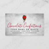 ヴィンテージイチゴの名刺 名刺 (裏面)