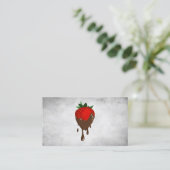 ヴィンテージイチゴの名刺 名刺 (スタンド正面)