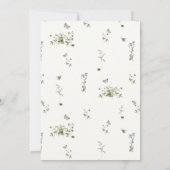 ヴィンテージイチゴの水の色サマー結婚ズ 招待状 (裏面)