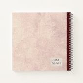 ヴィンテージイチゴパーソナライズされたコンプノートブック ノートブック (裏面)