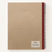 ヴィンテージイチゴパーソナライズされた組成物 ノートブック (裏面)